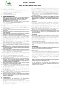 Hevra Body Shop Terms 6 2025 Pdf