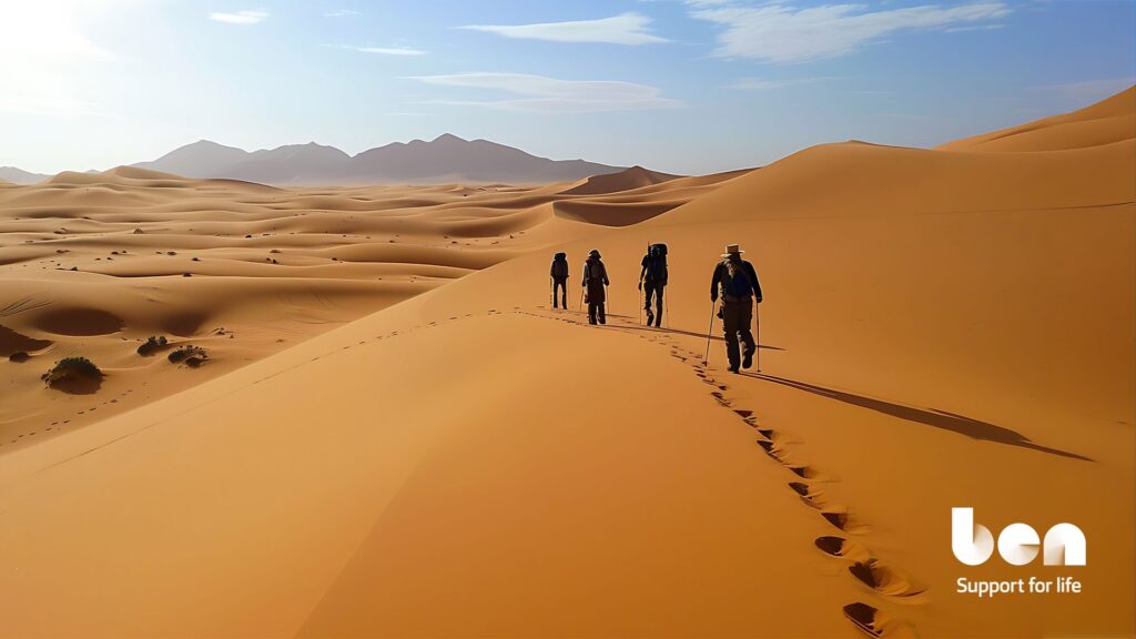 Industry Leaders Take On Sahara Desert Trek To Support Ben 1 Ilc Desert Trek 1